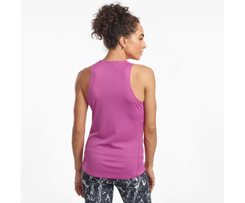 Purple Women's Saucony Stopwatch Singlet Tanks | 8423-SNFOR