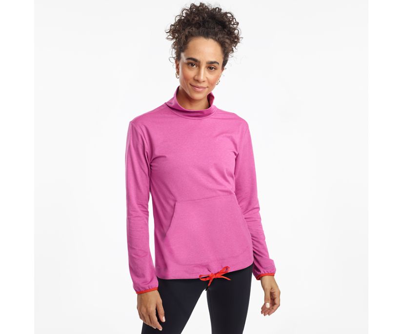 Purple Women\'s Saucony Sunday Pocket Jackets | 9372-BCJEH