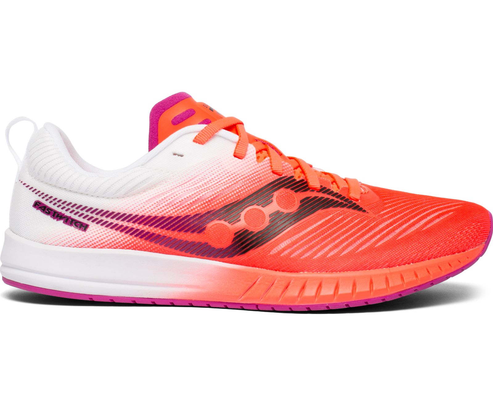 Red / White Women\'s Saucony Fastwitch 9 Running Shoes | 0394-QSNEP