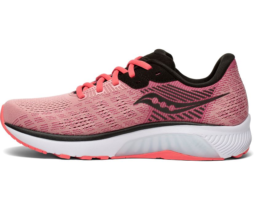 Rose / Black Women's Saucony Guide 14 Running Shoes | 5378-DRLIY