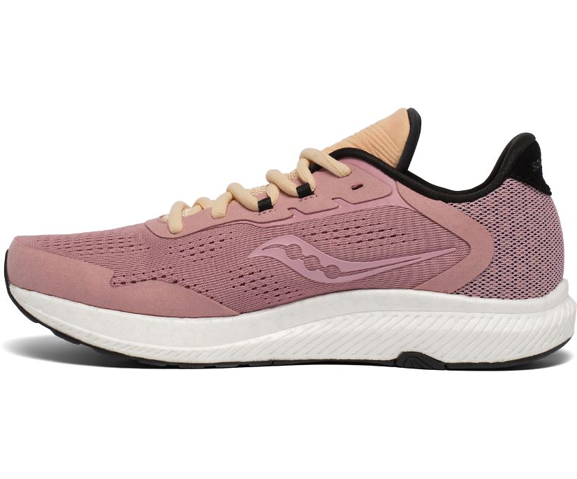 Rose / Orange Women's Saucony Freedom 4 Running Shoes | 3721-ZPEGH