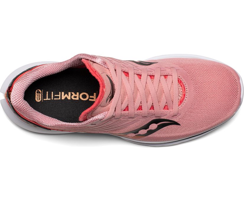 Rose / Red Women's Saucony Kinvara 12 Running Shoes | 7014-OTDZP