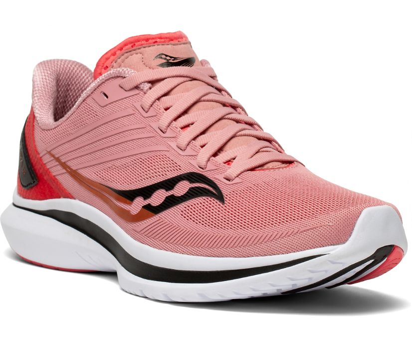 Rose / Red Women's Saucony Kinvara 12 Running Shoes | 7014-OTDZP