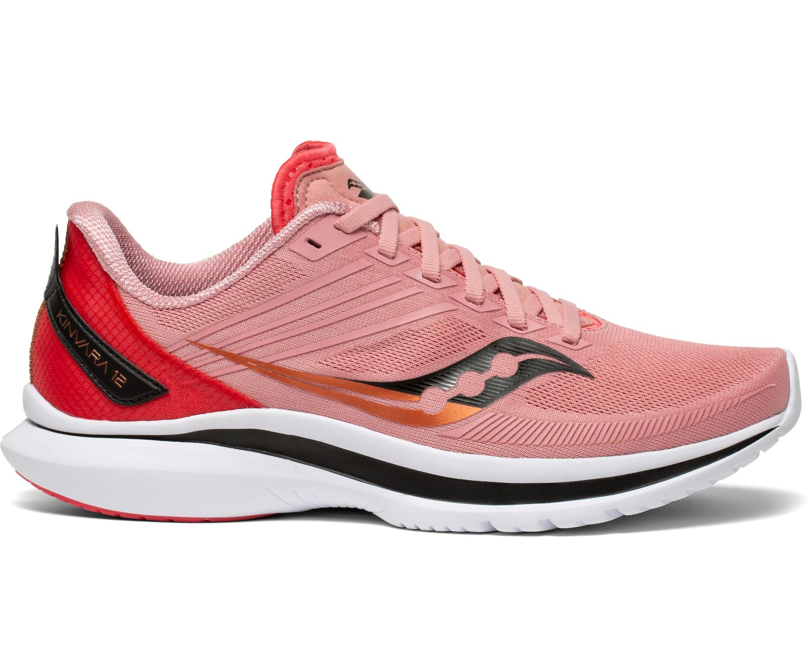 Rose / Red Women\'s Saucony Kinvara 12 Running Shoes | 7014-OTDZP