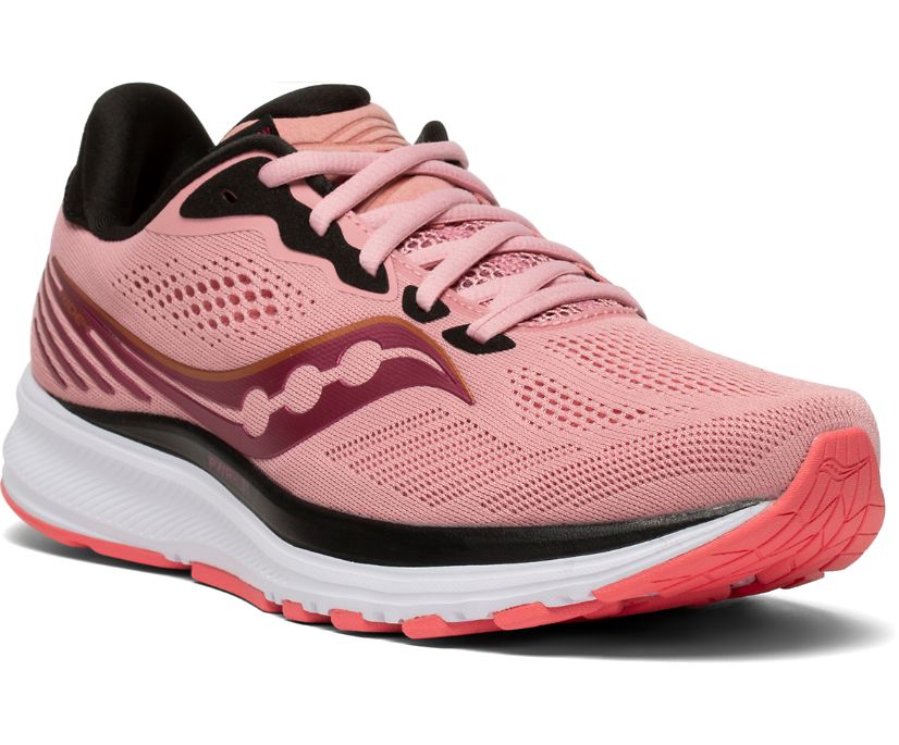 Rose Women's Saucony Ride 14 Running Shoes | 7683-DPSJF