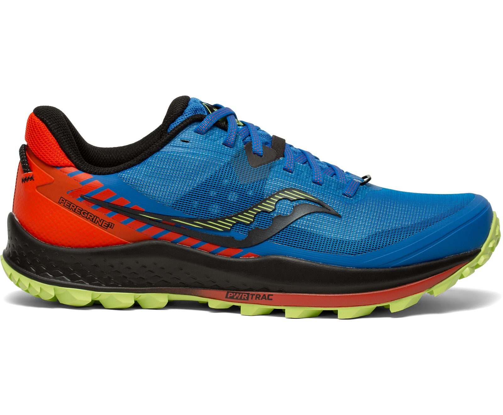 Royal / Blue / Black Men\'s Saucony Peregrine 11 Trail Running Shoes | 5370-BSYWF