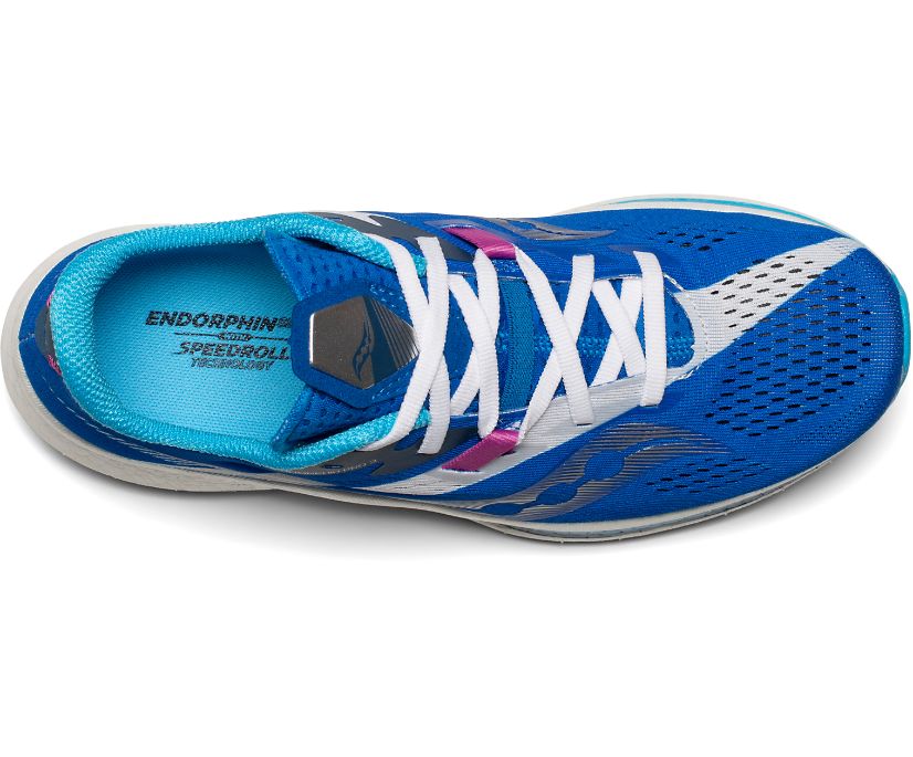 Royal / White Women's Saucony Endorphin Pro 2 Running Shoes | 2835-SHMRP