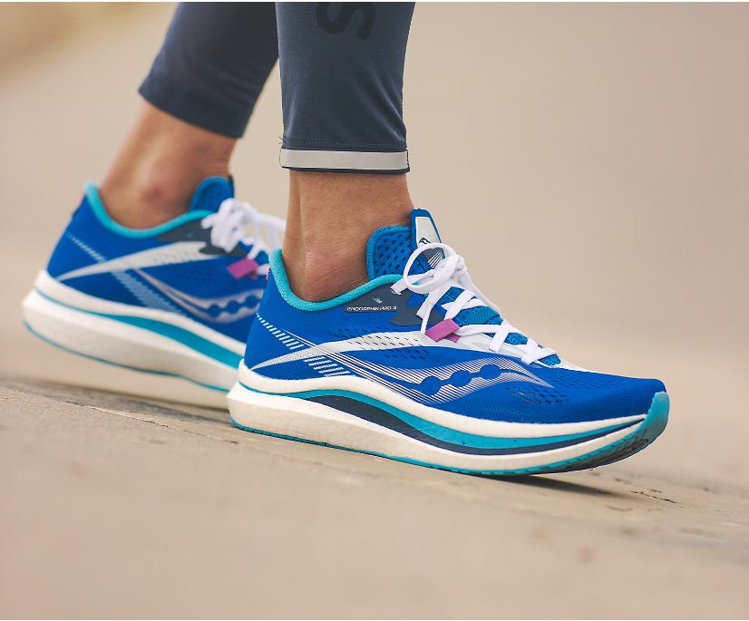 Royal / White Women's Saucony Endorphin Pro 2 Running Shoes | 2835-SHMRP