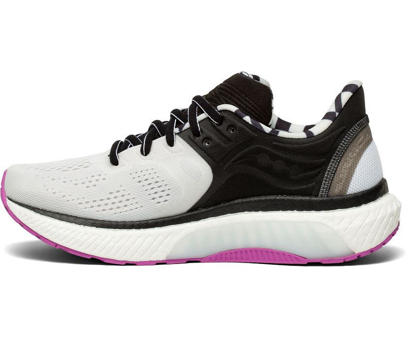 Silver / Black Women's Saucony Hurricane 23 Running Shoes | 4013-TIGSC