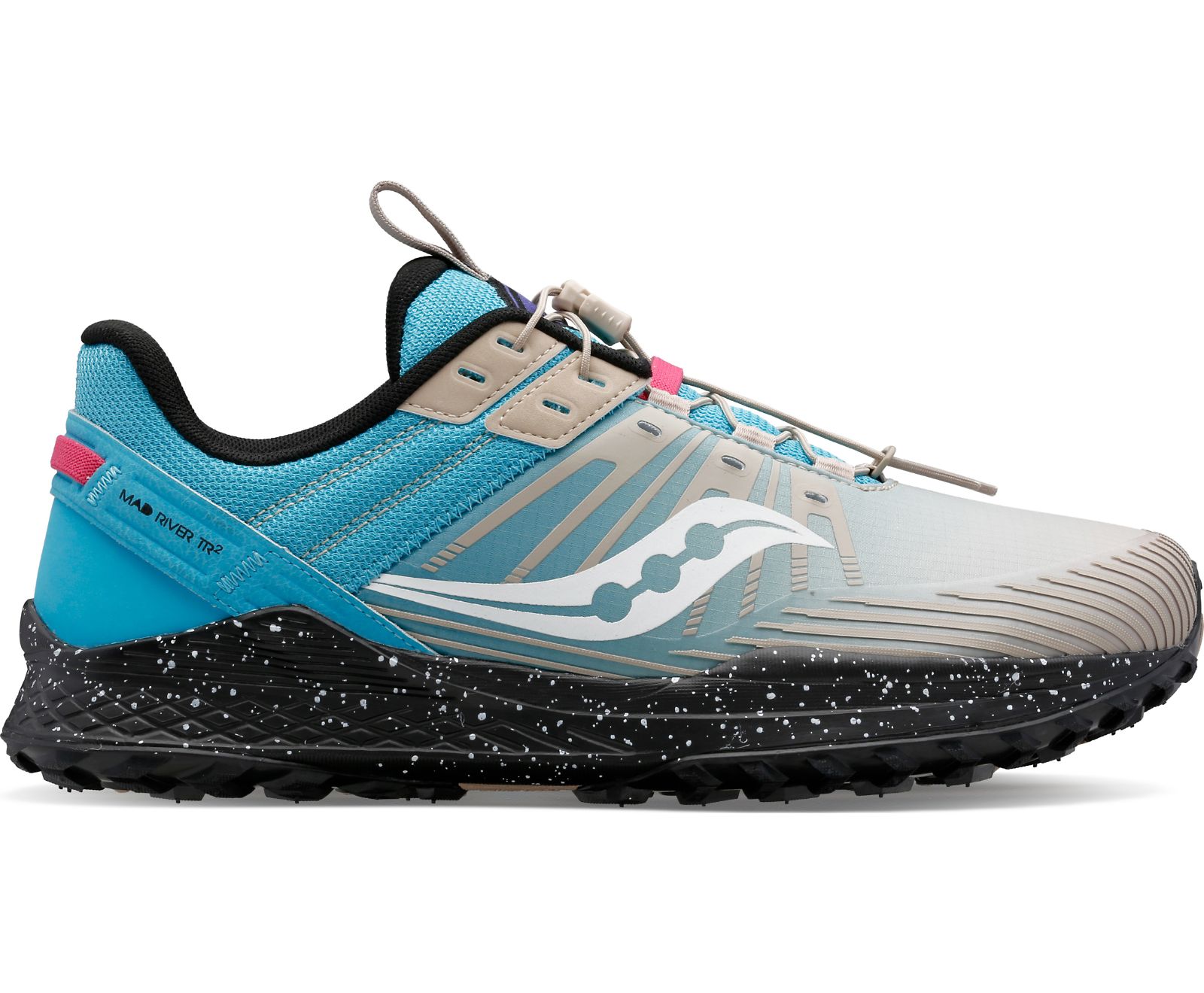 Silver / Blue Women\'s Saucony Mad River Tr 2 Trail Running Shoes | 2764-NEIBX