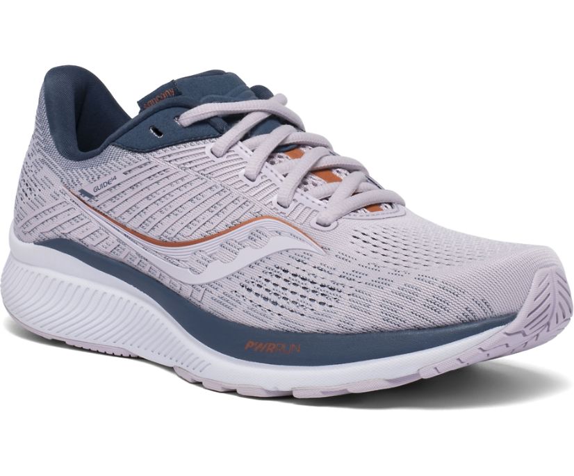 Silver Women's Saucony Guide 14 Running Shoes | 0876-ERLUS