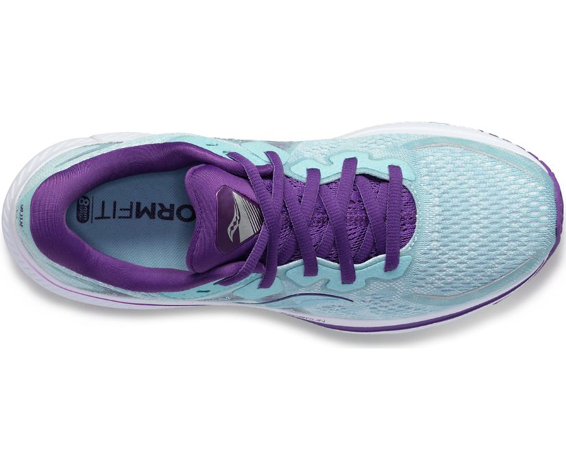 Turquoise / Purple Women's Saucony Omni 20 Running Shoes | 8670-OQZTB