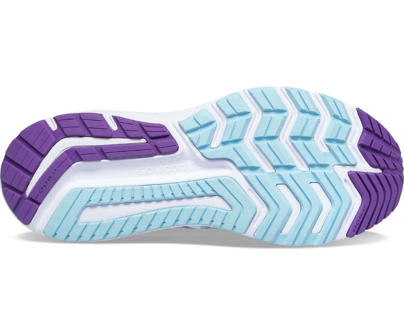 Turquoise / Purple Women's Saucony Omni 20 Running Shoes | 8670-OQZTB