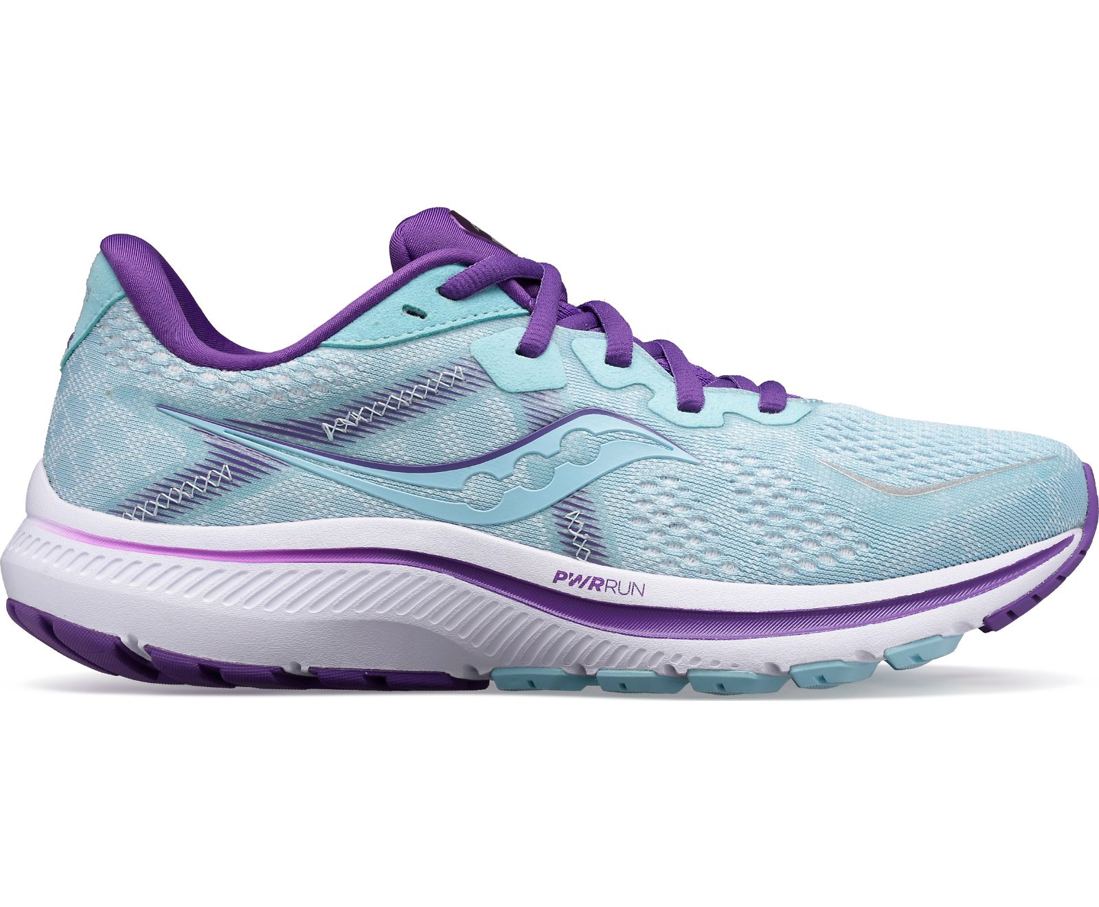 Turquoise / Purple Women\'s Saucony Omni 20 Running Shoes | 8670-OQZTB