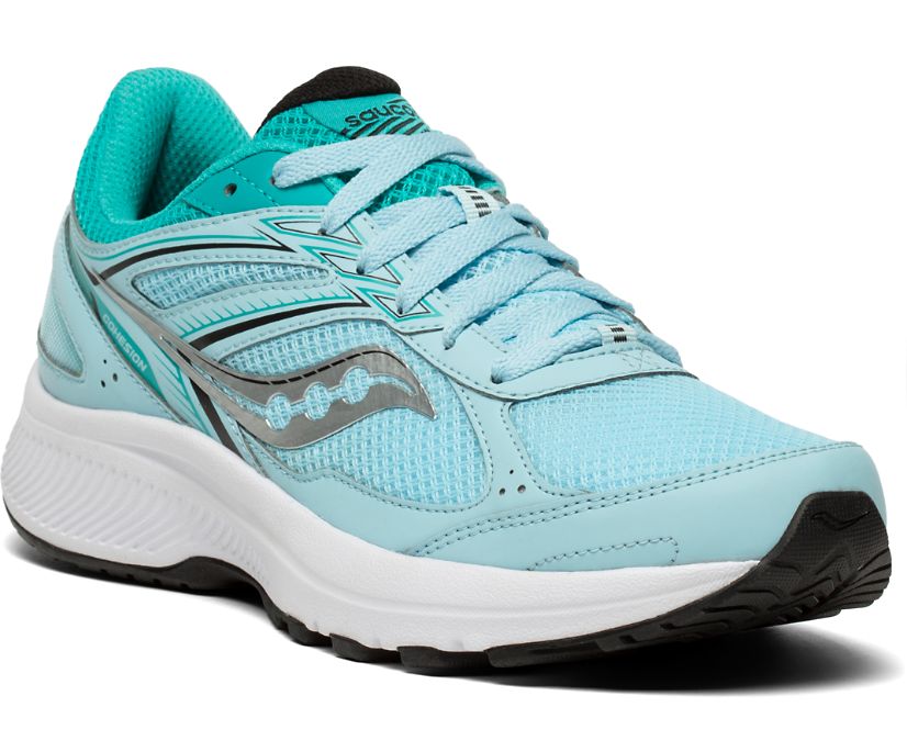 Turquoise Women's Saucony Cohesion 14 Running Shoes | 4213-IGEXN