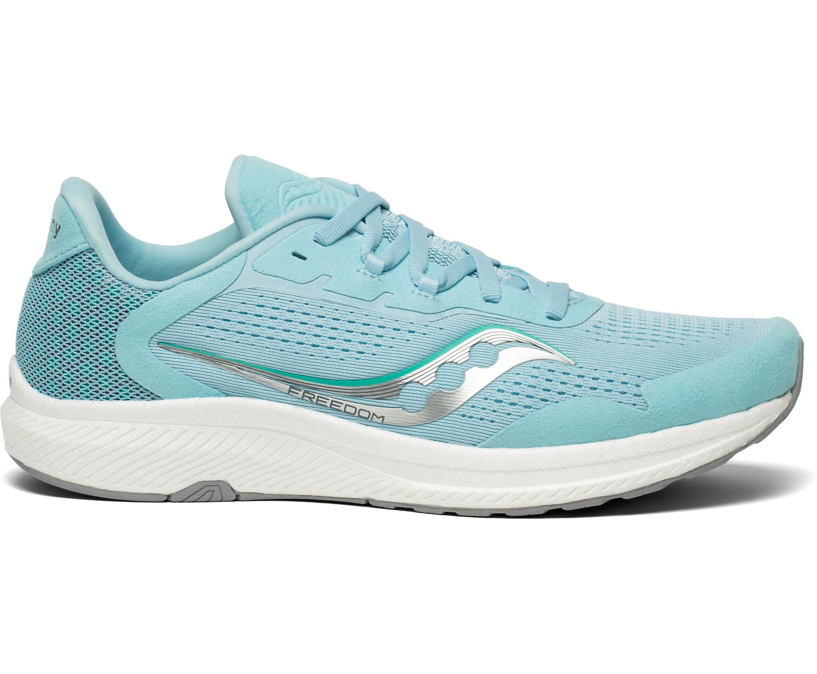 Turquoise Women\'s Saucony Freedom 4 Running Shoes | 4830-CVDLR