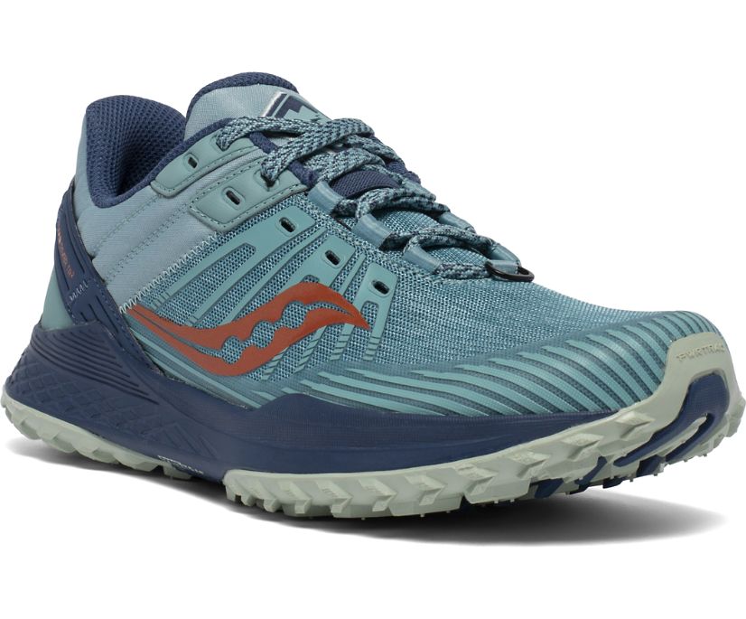 Turquoise Women's Saucony Mad River Tr 2 Trail Running Shoes | 8745-XZFJM