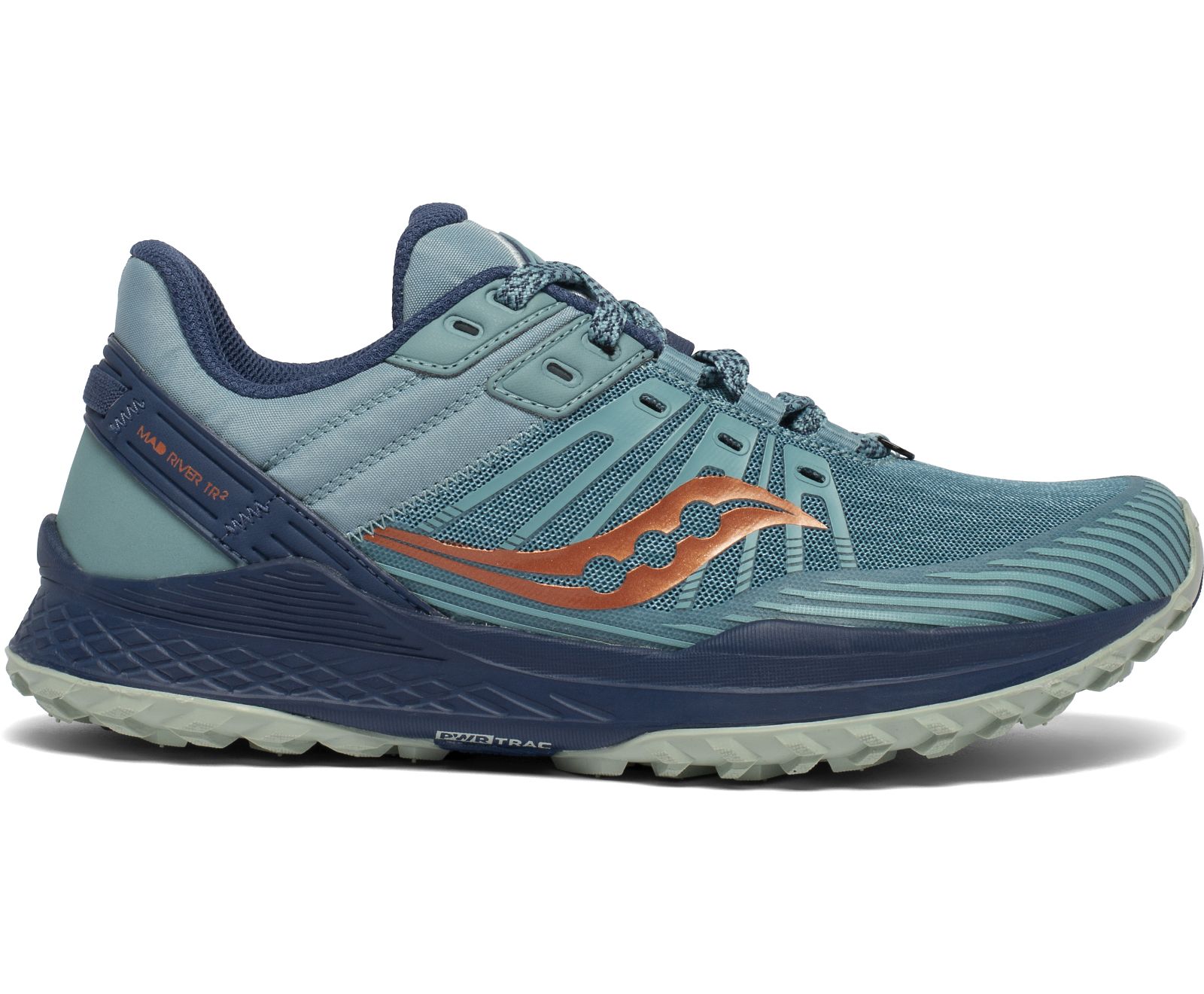 Turquoise Women\'s Saucony Mad River Tr 2 Trail Running Shoes | 8745-XZFJM