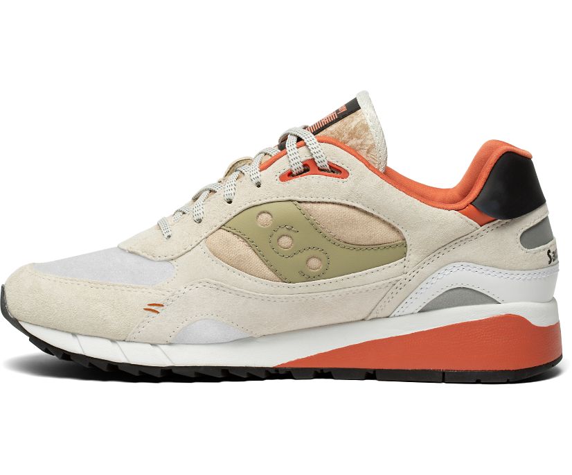 White / Beige / Orange Women's Saucony Shadow 6000 Destination Unknown Originals | 4958-QWLTS