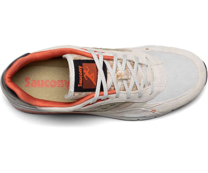 White / Beige / Orange Women's Saucony Shadow 6000 Destination Unknown Originals | 4958-QWLTS