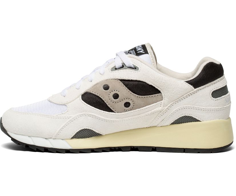 White / Black / Grey Women's Saucony Shadow 6000 Originals | 6520-ZDLIF