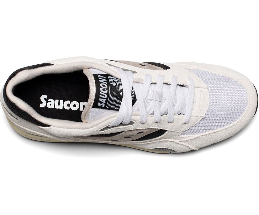 White / Black / Grey Women's Saucony Shadow 6000 Originals | 6520-ZDLIF