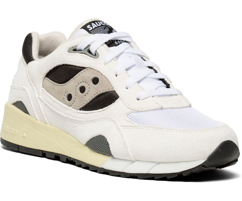 White / Black / Grey Women's Saucony Shadow 6000 Originals | 6520-ZDLIF