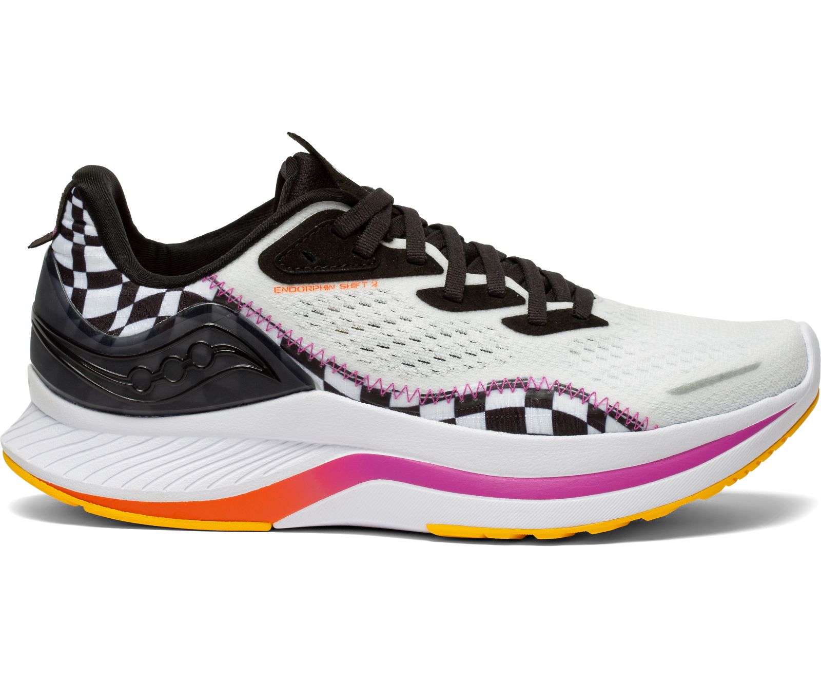 White / Black Women\'s Saucony Endorphin Shift 2 Running Shoes | 9321-HDAQS