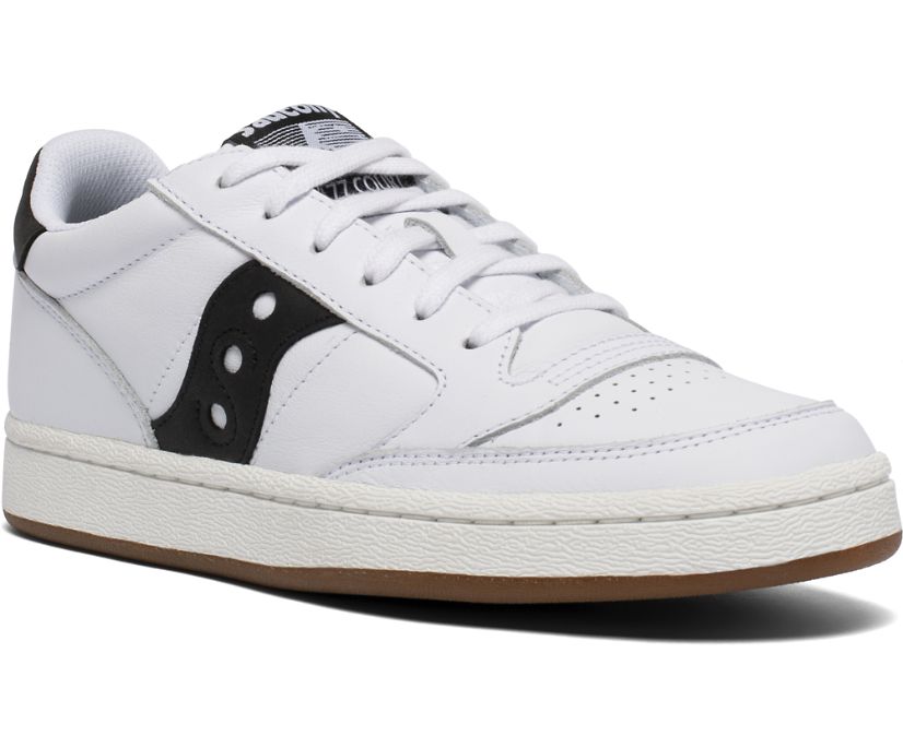 White / Black Women's Saucony Jazz Court Originals | 9431-YQPET