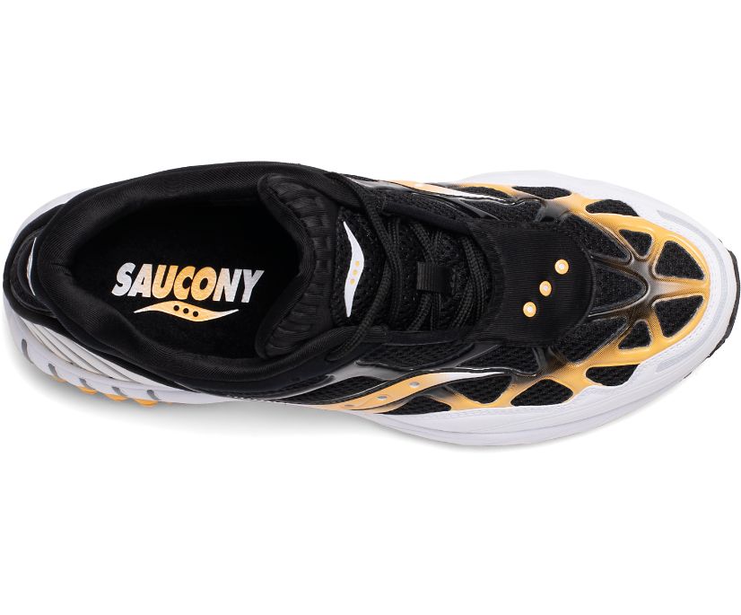 White / Black / Yellow Women's Saucony Grid Web Originals | 8459-JKILY