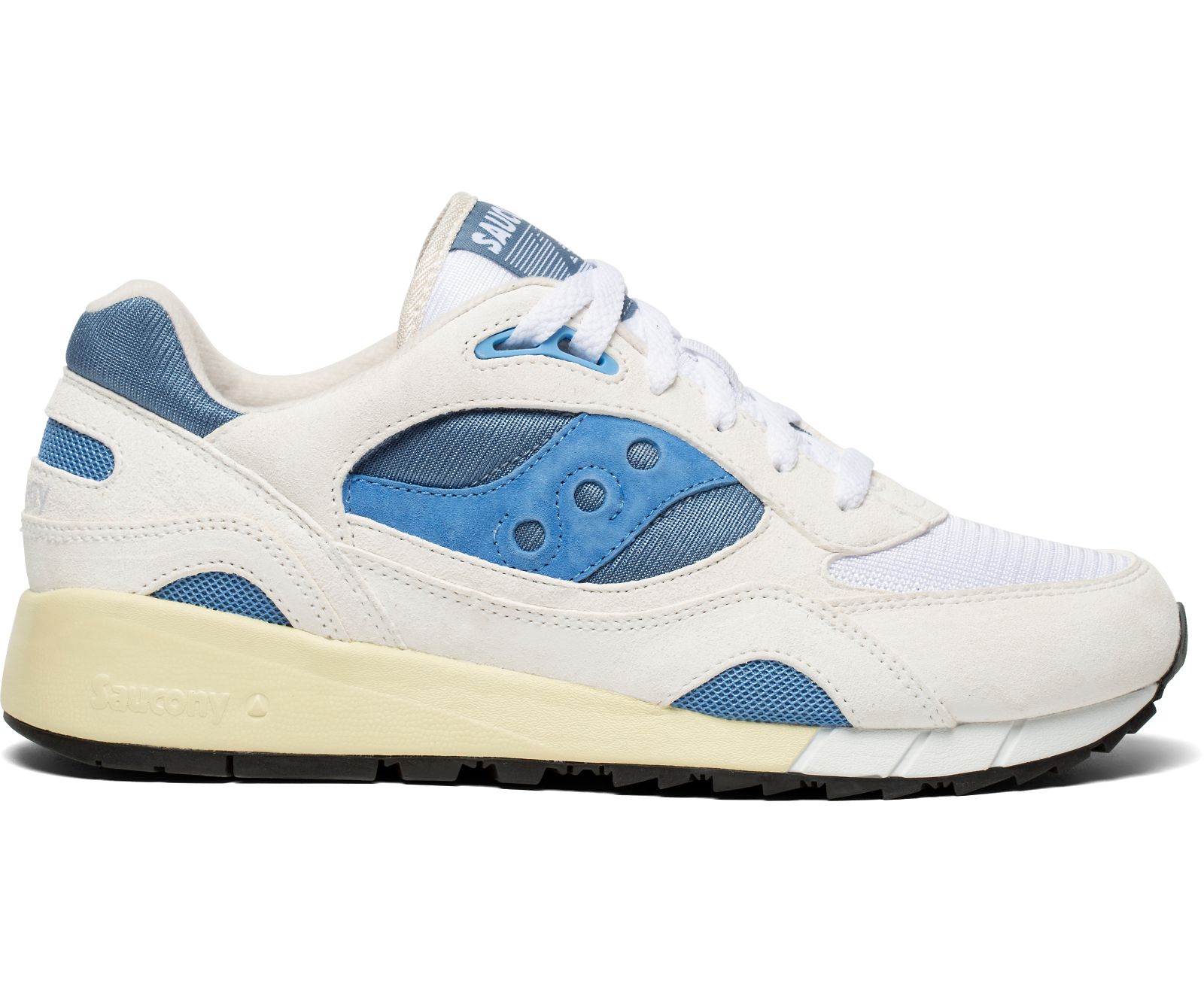 White / Blue Men\'s Saucony Shadow 6000 Originals | 2670-FRYHO