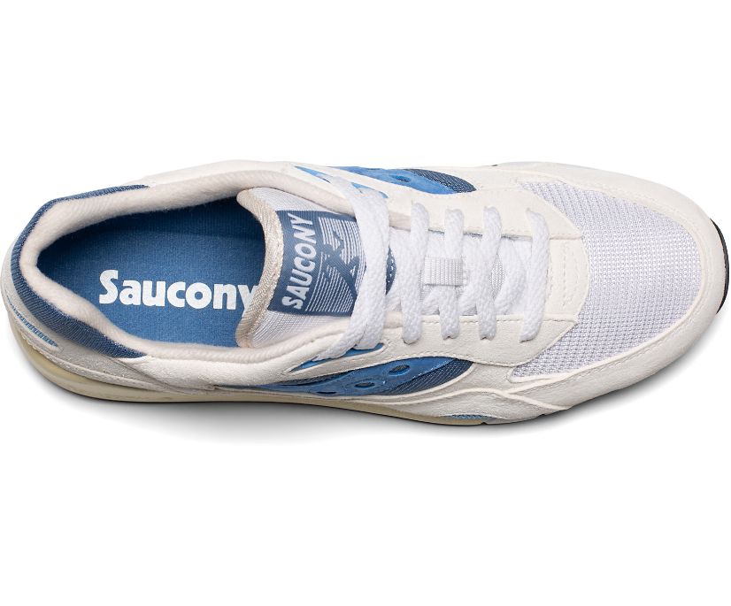 White / Blue Women's Saucony Shadow 6000 Originals | 6201-IZNLC