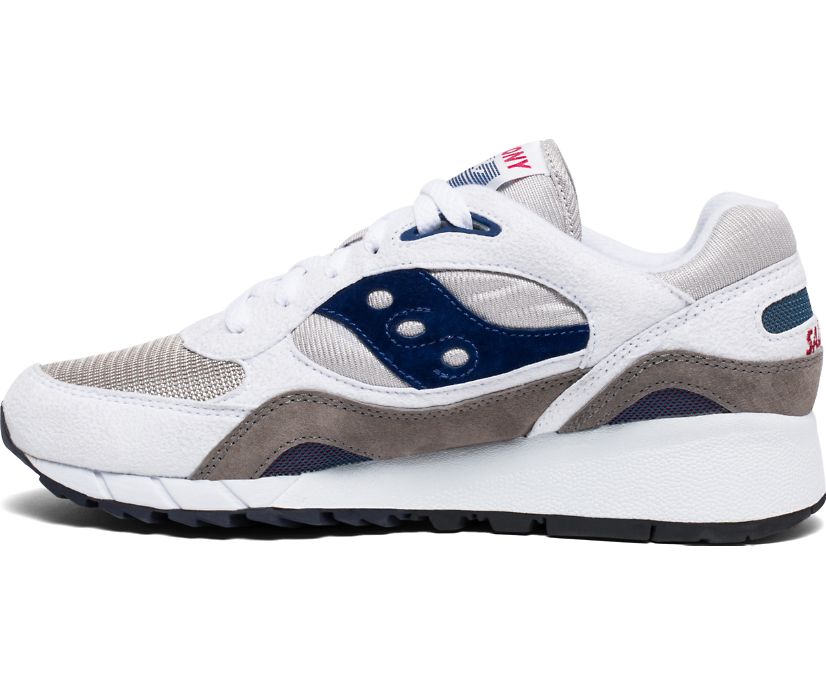 White / Grey / Navy Women's Saucony Shadow 6000 Originals | 2376-WLQPM