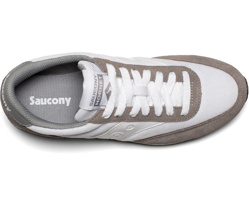 White / Grey Women's Saucony Hornet Originals | 2814-TEGAM