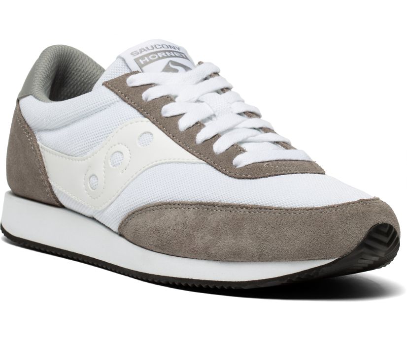 White / Grey Women's Saucony Hornet Originals | 2814-TEGAM