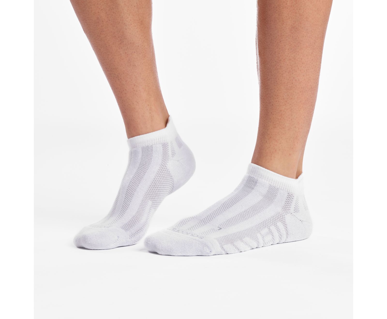 White Kids\' Saucony Ventilator No Show Tab 1 Pack Socks | 7429-OIDTV