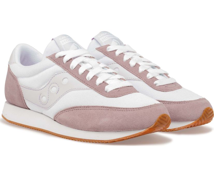 White / Purple Women's Saucony Hornet Originals | 4387-AQDEH