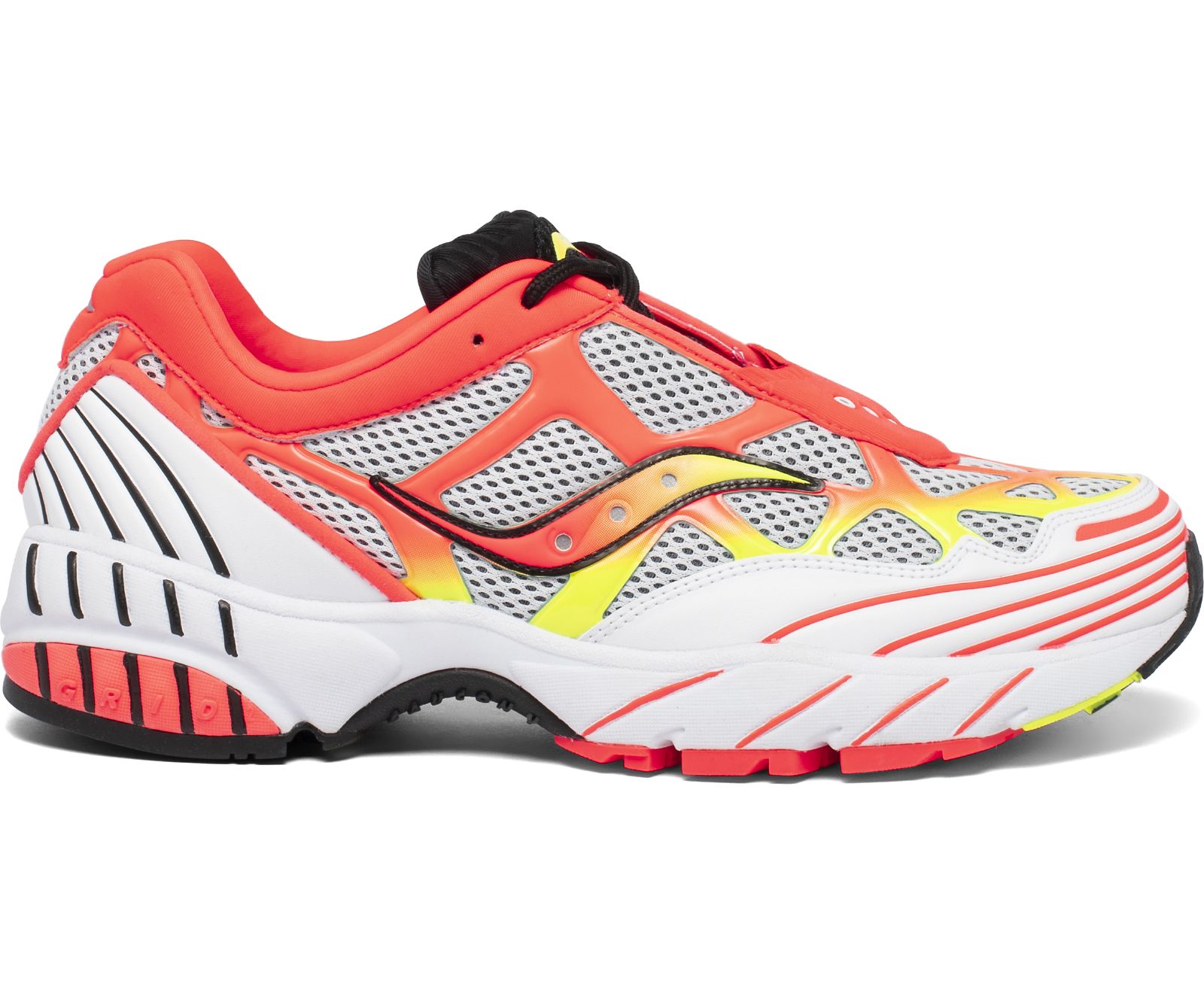 White / Red / Yellow Women\'s Saucony Grid Web Originals | 3246-JAGEY