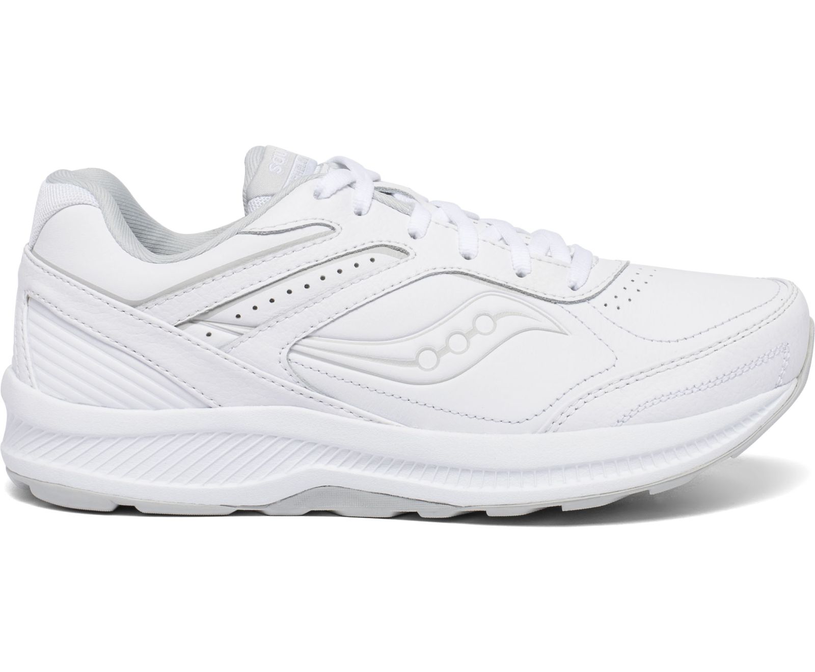 White Women\'s Saucony Echelon Walker 3 Walking Shoes | 0627-QJBHN