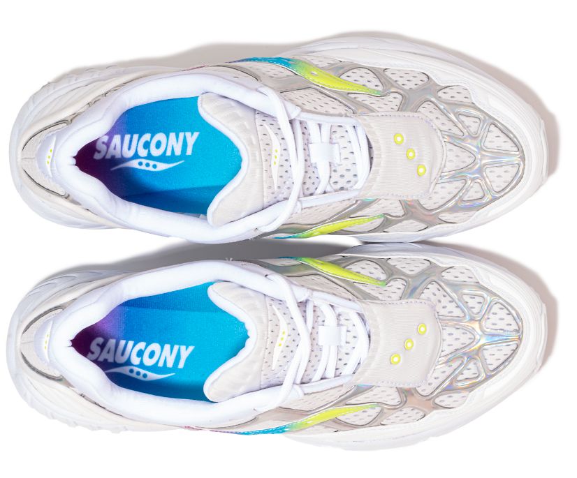 White Women's Saucony Grid Web Originals | 5810-FGZQH