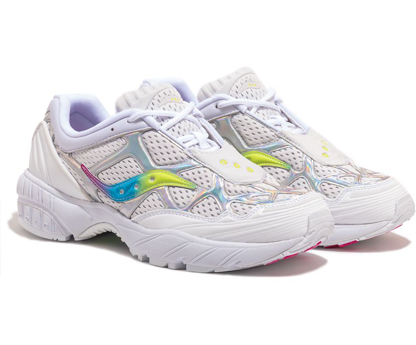 White Women's Saucony Grid Web Originals | 5810-FGZQH