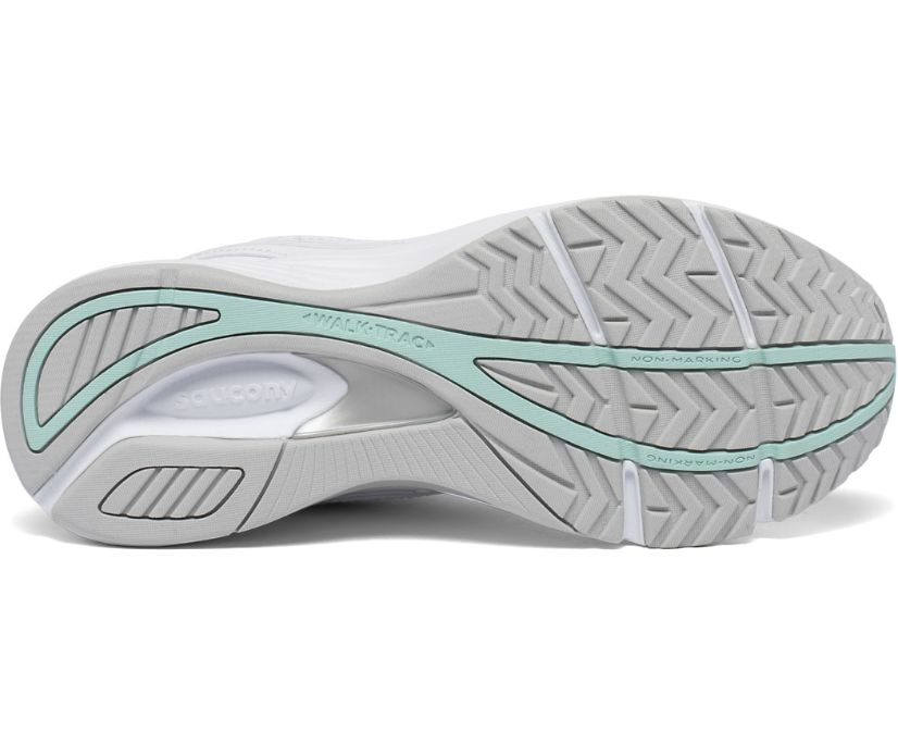 White Women's Saucony Integrity Walker 3 Extra Wide Walking Shoes | 2173-YLIHX