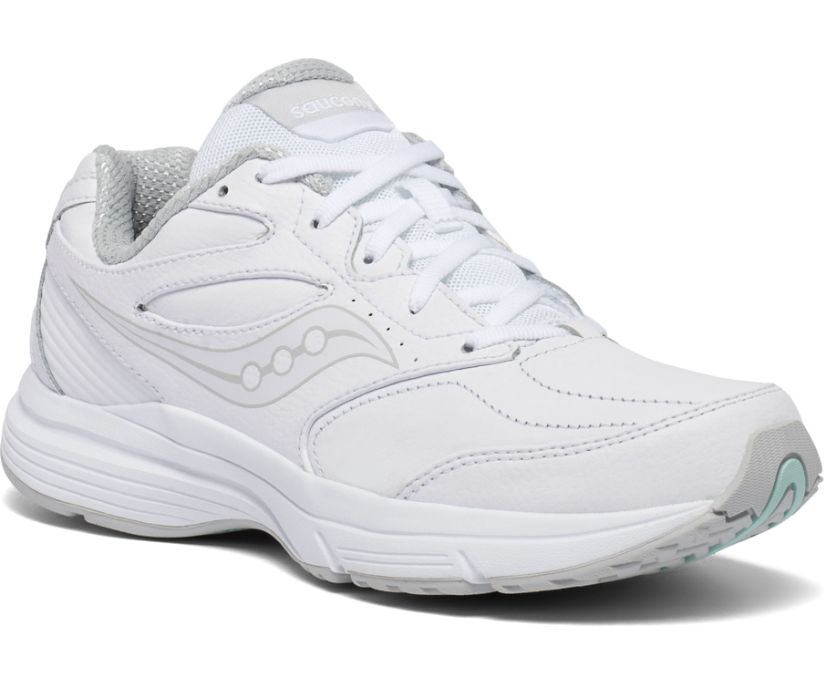 White Women's Saucony Integrity Walker 3 Extra Wide Walking Shoes | 2173-YLIHX