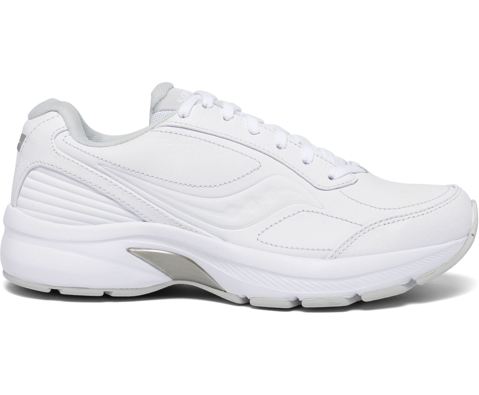 White Women\'s Saucony Omni Walker 3 Walking Shoes | 8906-WRZHB