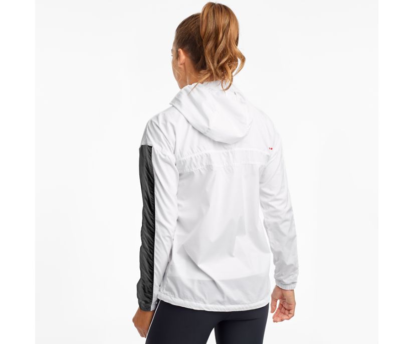 White Women's Saucony Packaway Jackets | 2153-CJDSH