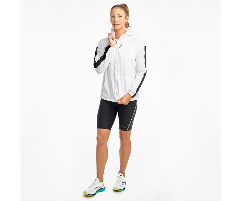 White Women's Saucony Packaway Jackets | 2153-CJDSH