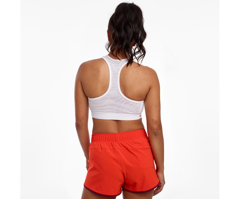 White Women's Saucony Skyrocket Bras | 8924-LTRZF