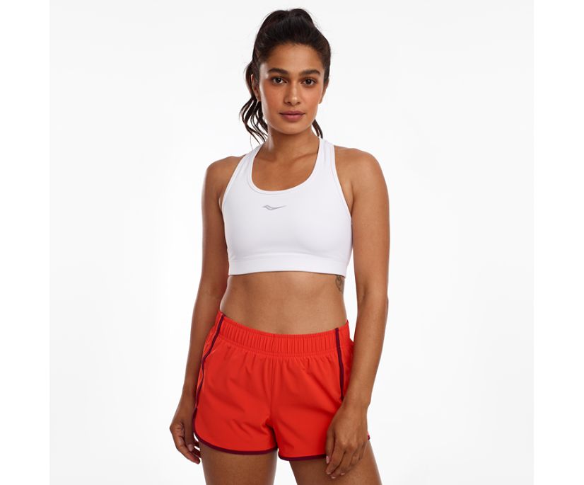 White Women\'s Saucony Skyrocket Bras | 8924-LTRZF