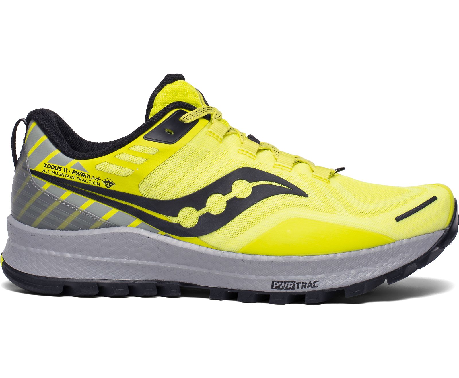 Yellow / Grey Men\'s Saucony Xodus 11 Trail Running Shoes | 9687-UCHSM