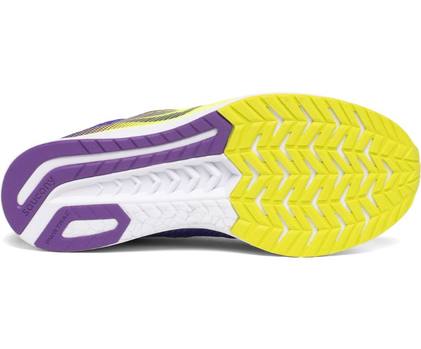 Yellow / Purple Women's Saucony Fastwitch 9 Running Shoes | 1289-MUDGR